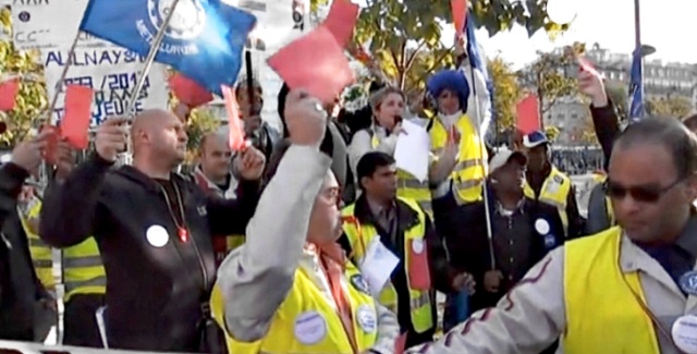 PSA Peugeot Citroen Protesters