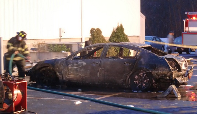 Nissan On Fire