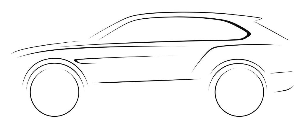2016 Bentley SUV Design Sketch