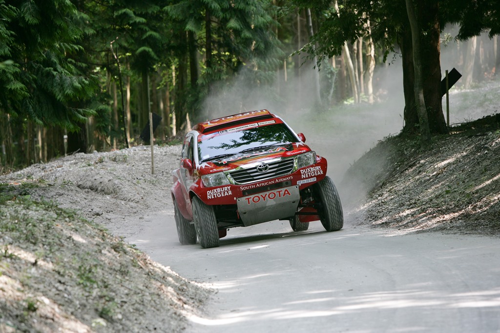 Geniel De Villiers and Dakar Racing Toyota Hilux