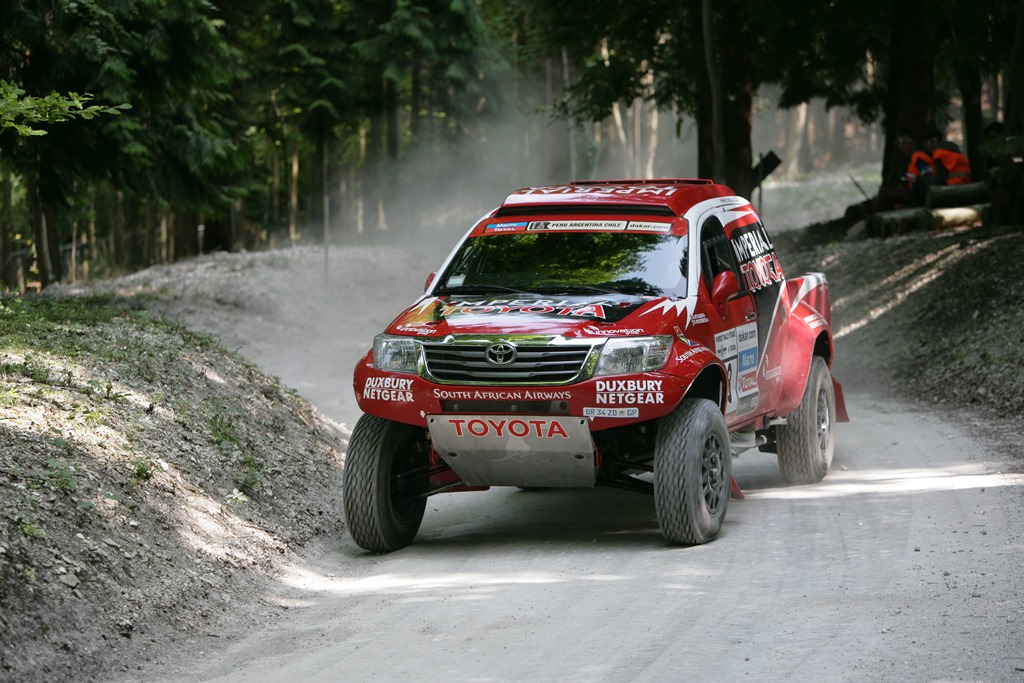 Geniel De Villiers and Dakar Racing Toyota Hilux