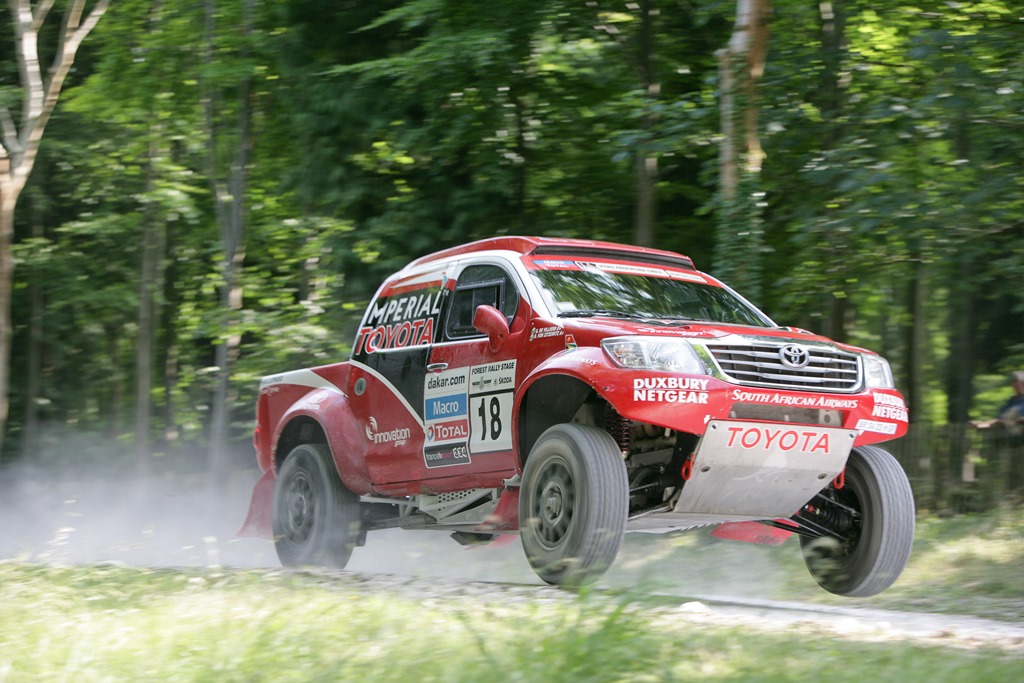 Geniel De Villiers and Dakar Racing Toyota Hilux