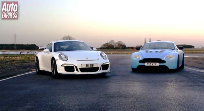 Porsche 911 GT3 vs. Aston Martin V12 Vantage S