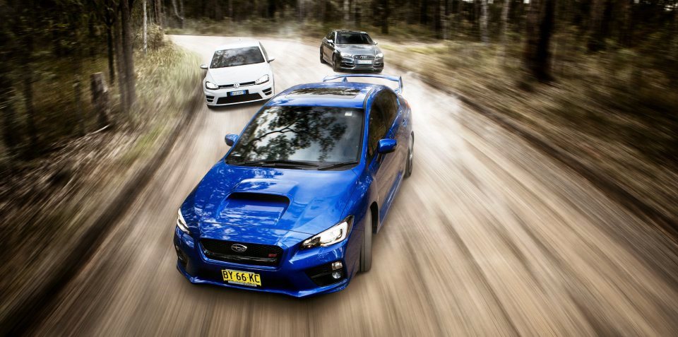 Subaru WRX STi, Volkswagen Golf R, Audi S3