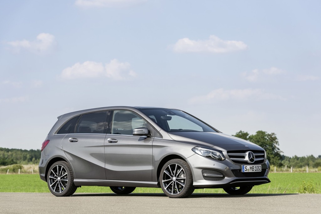 The Mercedes B-Class driven in South Africa for 2015