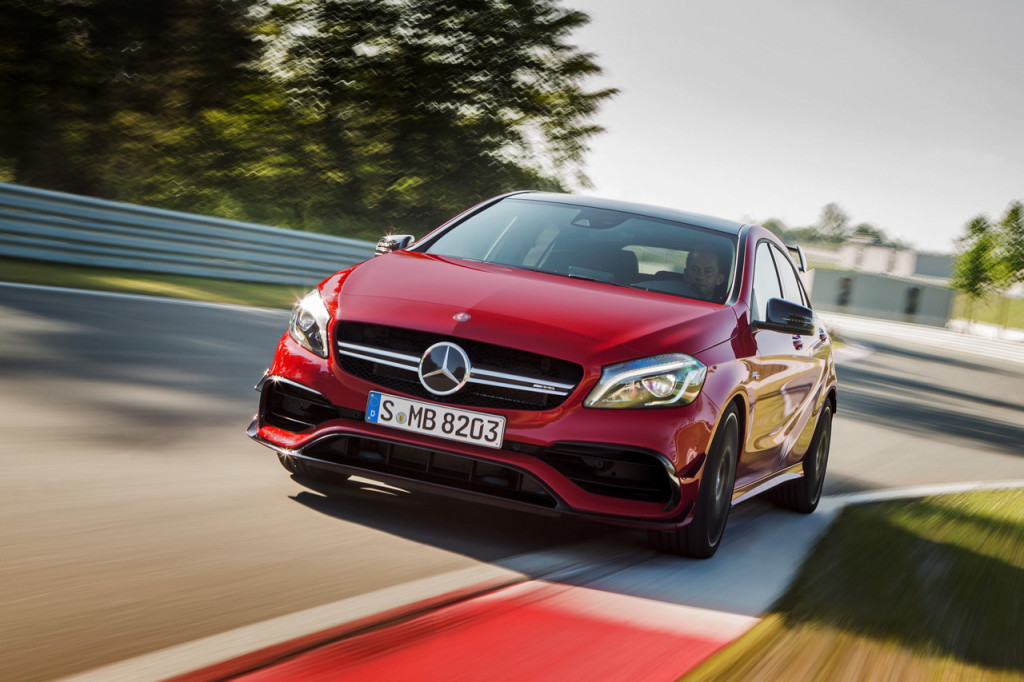 Mercedes A 45 AMG uprated to 280kW