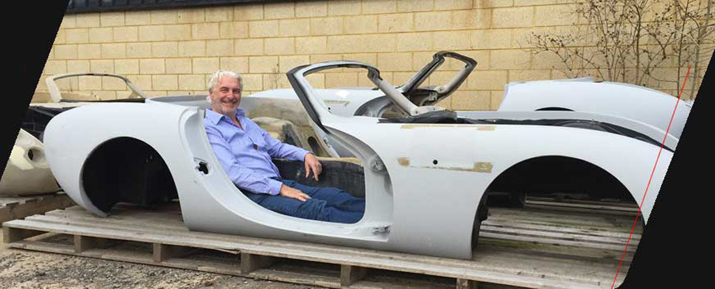 Les Edgar sits in one of three new TVR models
