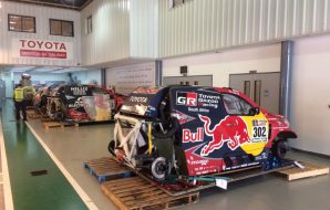 Toyota Gazoo Racing en route to Dakar 2017