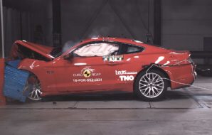 Better than fire but Mustang scores low on safety