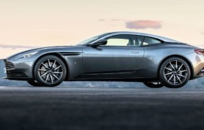 V8 Aston DB11 seen testing