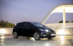 Blacked out Nissan Micra gets sporty