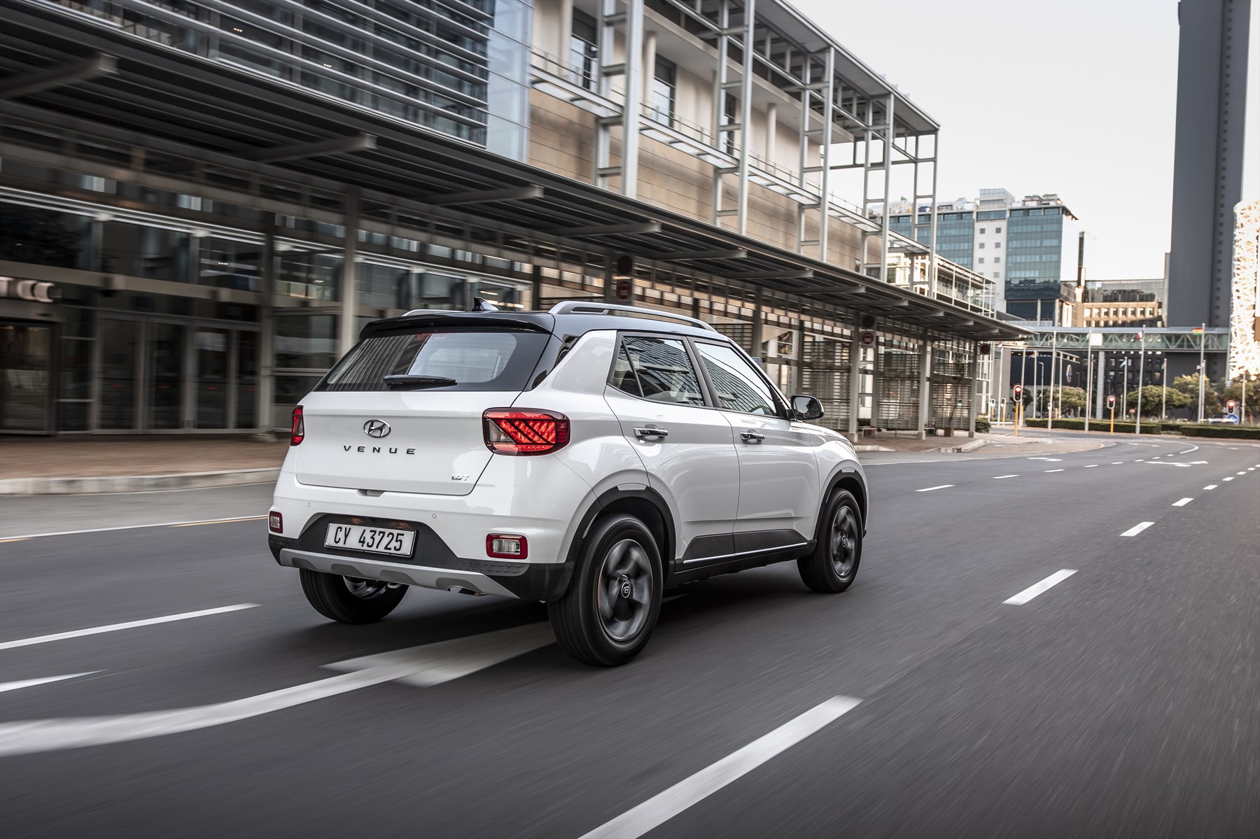 Hyundai Venue driving